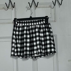 Black and White Checkered Skirt by Jumping Bean Size 7 NEW